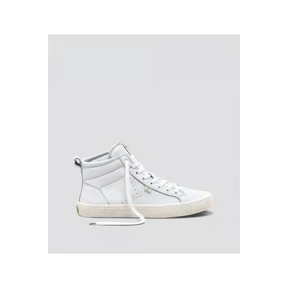Cariuma OCA High Sneakers Women's US 9 White Leather Lifestyle Shoes HAWK671